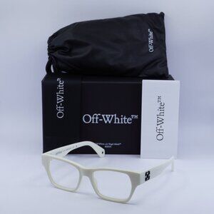 Off-White OERJ07E STYLE 7E 0100 Square Eyeglasses 52mm - White